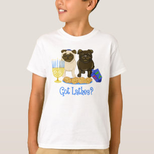 Got Latkes Hanukkah Pug Tees and Sweats