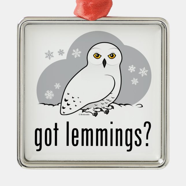 got lemmings? metal ornament (Front)