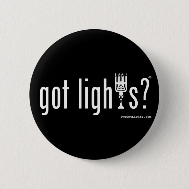got lights? Pin (Front)