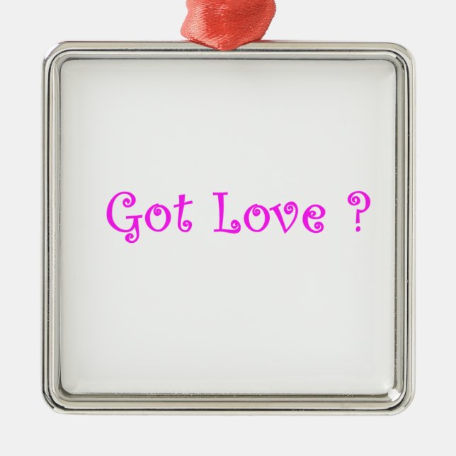 Got Love-premium sqaure ornament (Front)