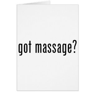 Got Massage?