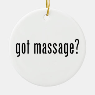 Got Massage? Ceramic Ornament