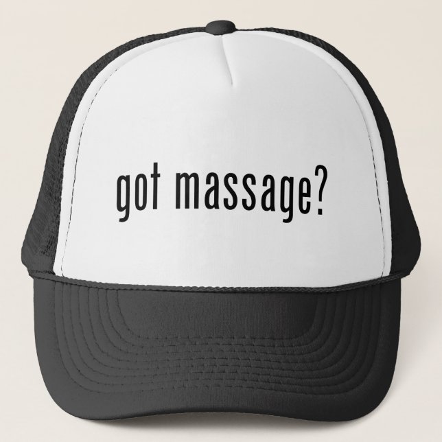 Got Massage? Trucker Hat (Front)