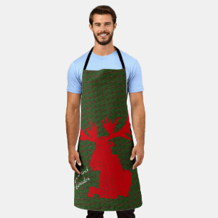 Got Me Moose By Newfoundland cutom shirt cute NFLD Apron