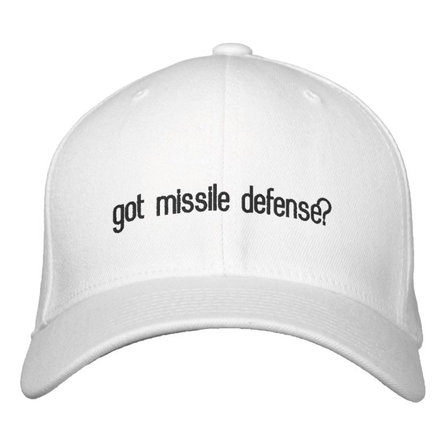 got missile defence? embroidered hat (Front)