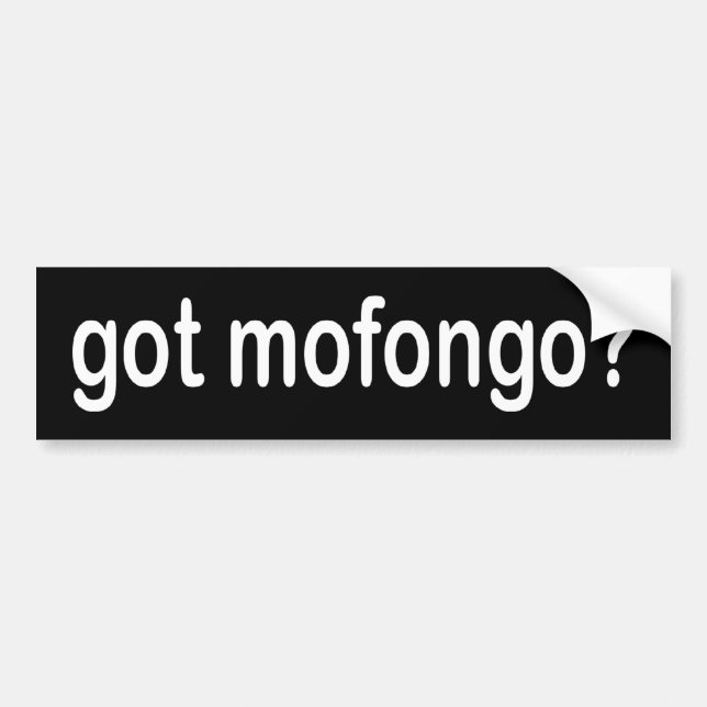 got mofongo? bumper sticker (Front)