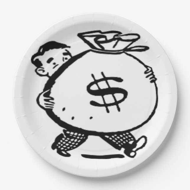 GOT MONEY ? PAPER PLATE (Front)