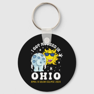 Got Mooned In Ohio Total Solar Eclipse 2024 Key Ring