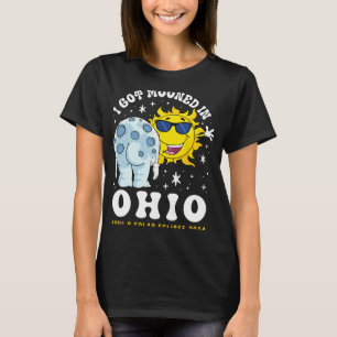 Got Mooned In Ohio Total Solar Eclipse 2024 T-Shirt