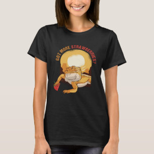 Got More Strawberries Bearded Dragon Lizard Dad M T-Shirt