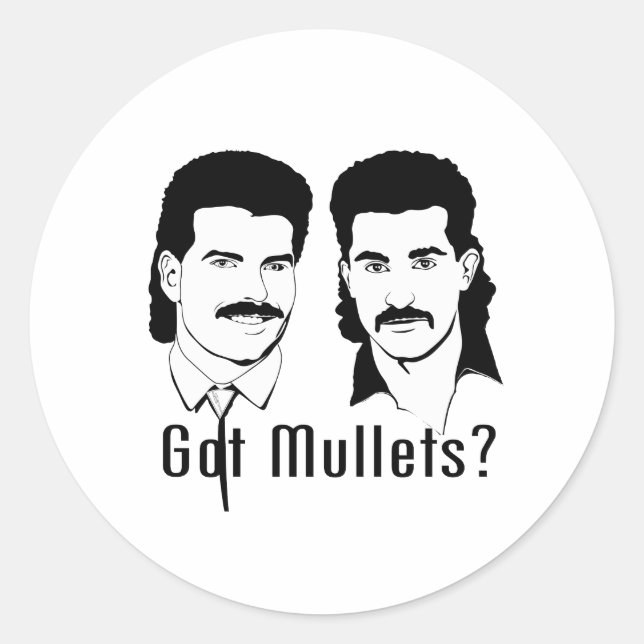 Got Mullets? Classic Round Sticker (Front)