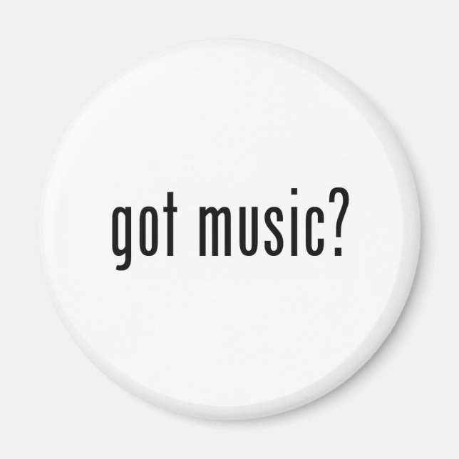 got music? magnet (Front)