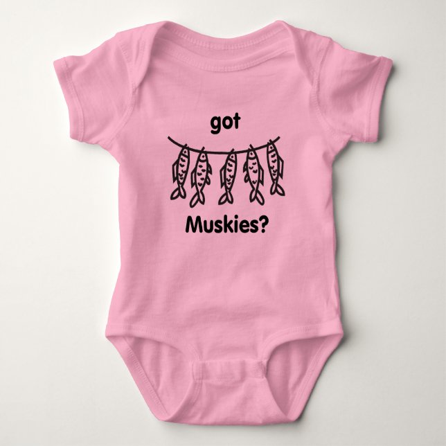 got muskies baby bodysuit (Front)