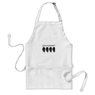 got mussels? standard apron
