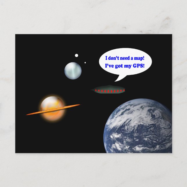 Got my GPS Postcard (Front)