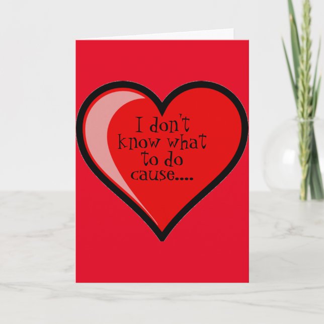 Got My Heart Valentine Holiday Card (Front)