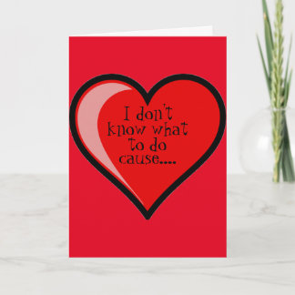 Got My Heart Valentine Holiday Card