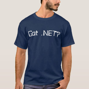 Got .NET mens T-shirt ASP.NET C# programming shirt