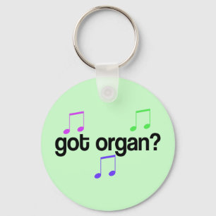 Got Organ Music Gift Key Ring