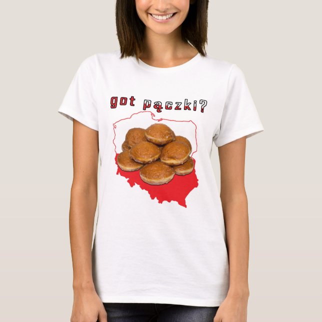 got paczki? Polish Map T-Shirt (Front)