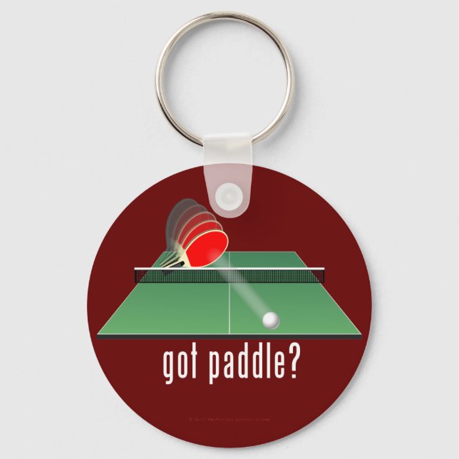 "got paddle?" key ring (Front)