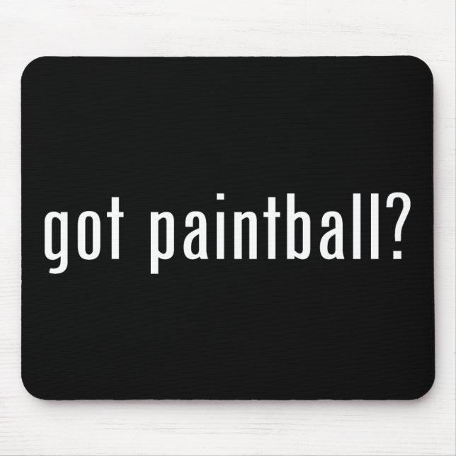 got paintball? mouse pad (Front)