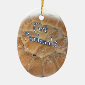 Got Pandesal, Filipino sweet dinner roll Ceramic Tree Decoration