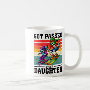 Got passed by daughter skeleton skiing winter coffee mug