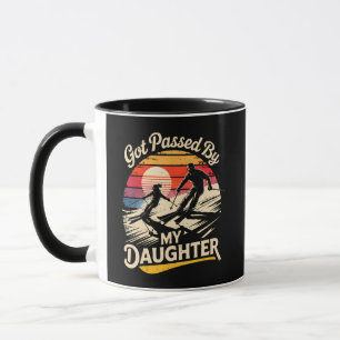 Got Passed By My Daughter Funny Skiing Ski Lover Mug