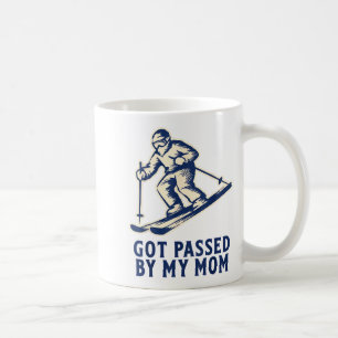Got passed by my mum funny ski day winter slopes coffee mug