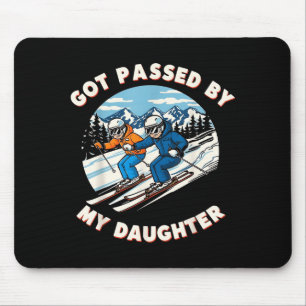 Got Ped By My Daughter Funny Skiing _22  Mouse Pad