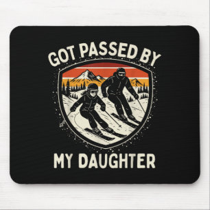 Got Ped By My Daughter Funny Skiing _3 Mouse Pad