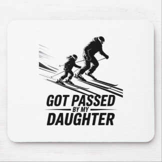 Got Ped By My Daughter Funny Skiing _49  Mouse Pad