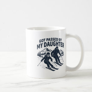 Got Ped By My Daughter Funny Skiing _77 Coffee Mug
