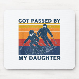 Got Ped By My Daughter Funny Skiing  Mouse Pad