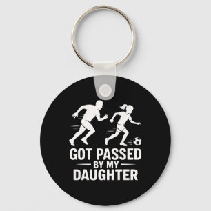 Got Ped By My Daughter Funny Soccer Dad Key Ring