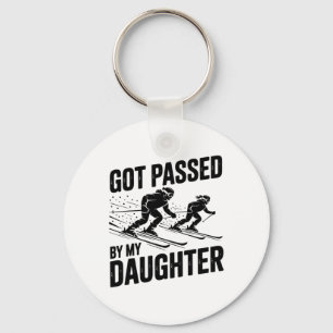 Got Ped By My Daughter Ski _3 Key Ring