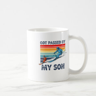 Got Ped By My Son Funny Snow Skiing Family  Coffee Mug