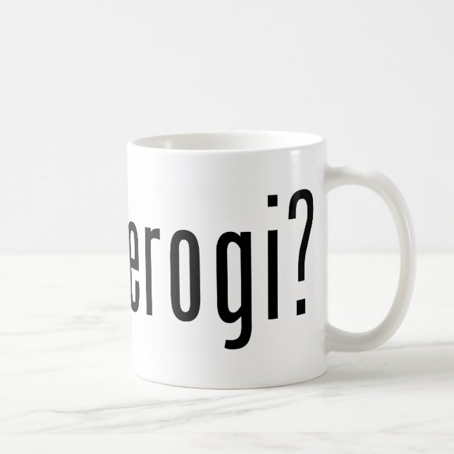 got pierogi? coffee mug (Right)