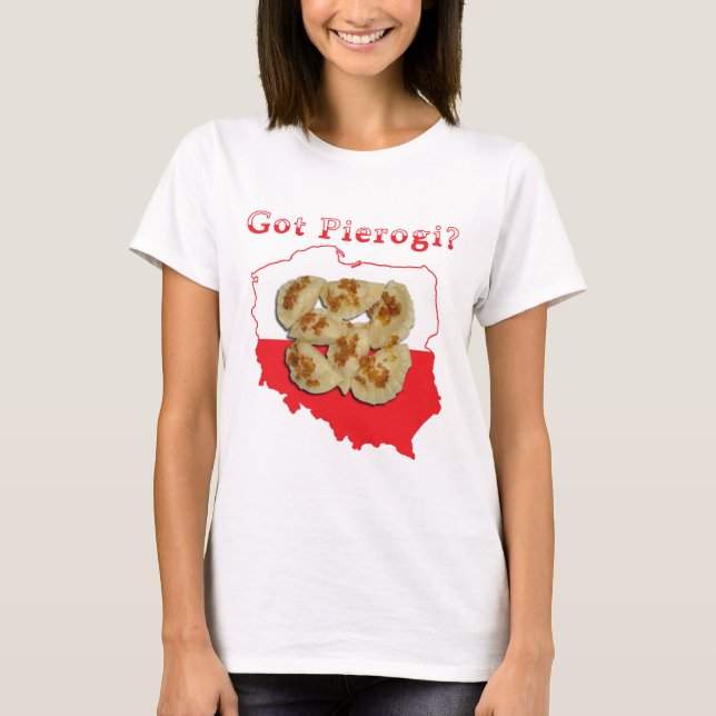 Got Pierogi Polish Map T-Shirt (Front)