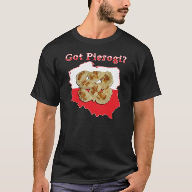 Got Pierogi Polish Map T-Shirt (Front)