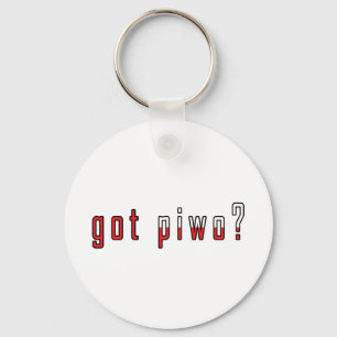 got piwo? Flag Key Ring