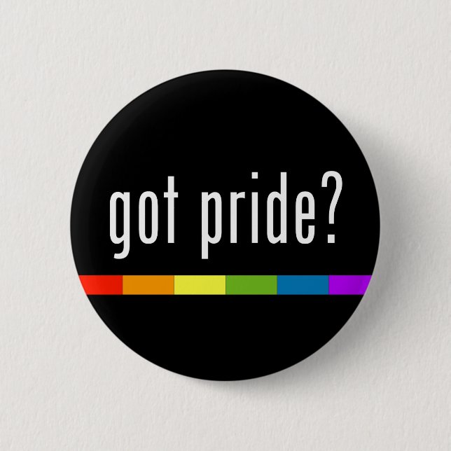 Got Pride: Gay Pride 6 Cm Round Badge (Front)