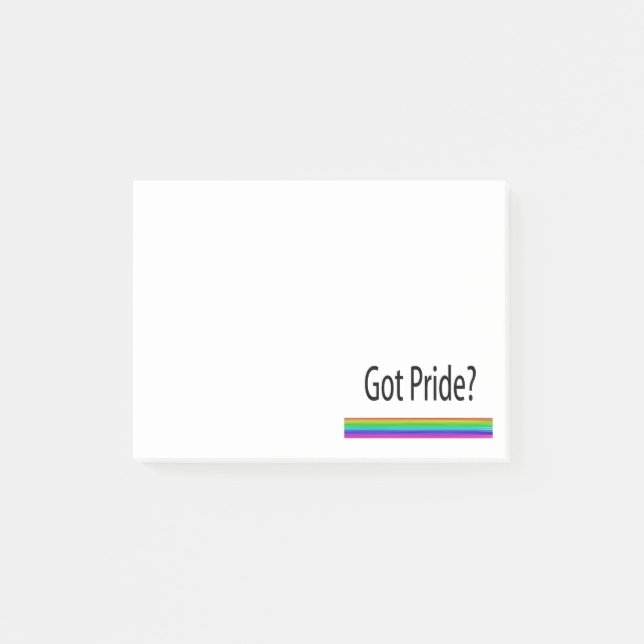 Got Pride? Post-it Notes (Front)