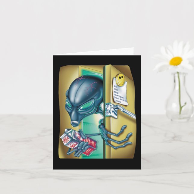 GOT PROTOPLASM ALIEN - FRIDGE by Jeff Willis Art Card (Small Plant)