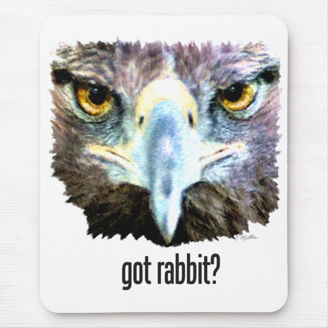 Got Rabbit? Mouse Pad (Front)