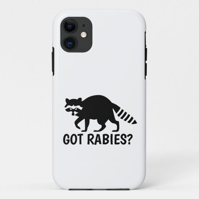 Got Rabies Racoon Case-Mate iPhone Case (Back)