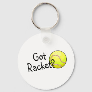 Got Racket? Tennis Key Ring