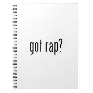 got rap? notebook