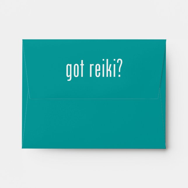 Got Reiki? Envelopes (Back (Top Flap))